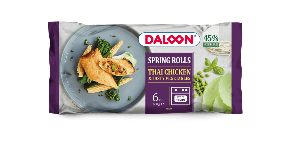 Spring Rolls Thai Chicken & Tasty Vegetables